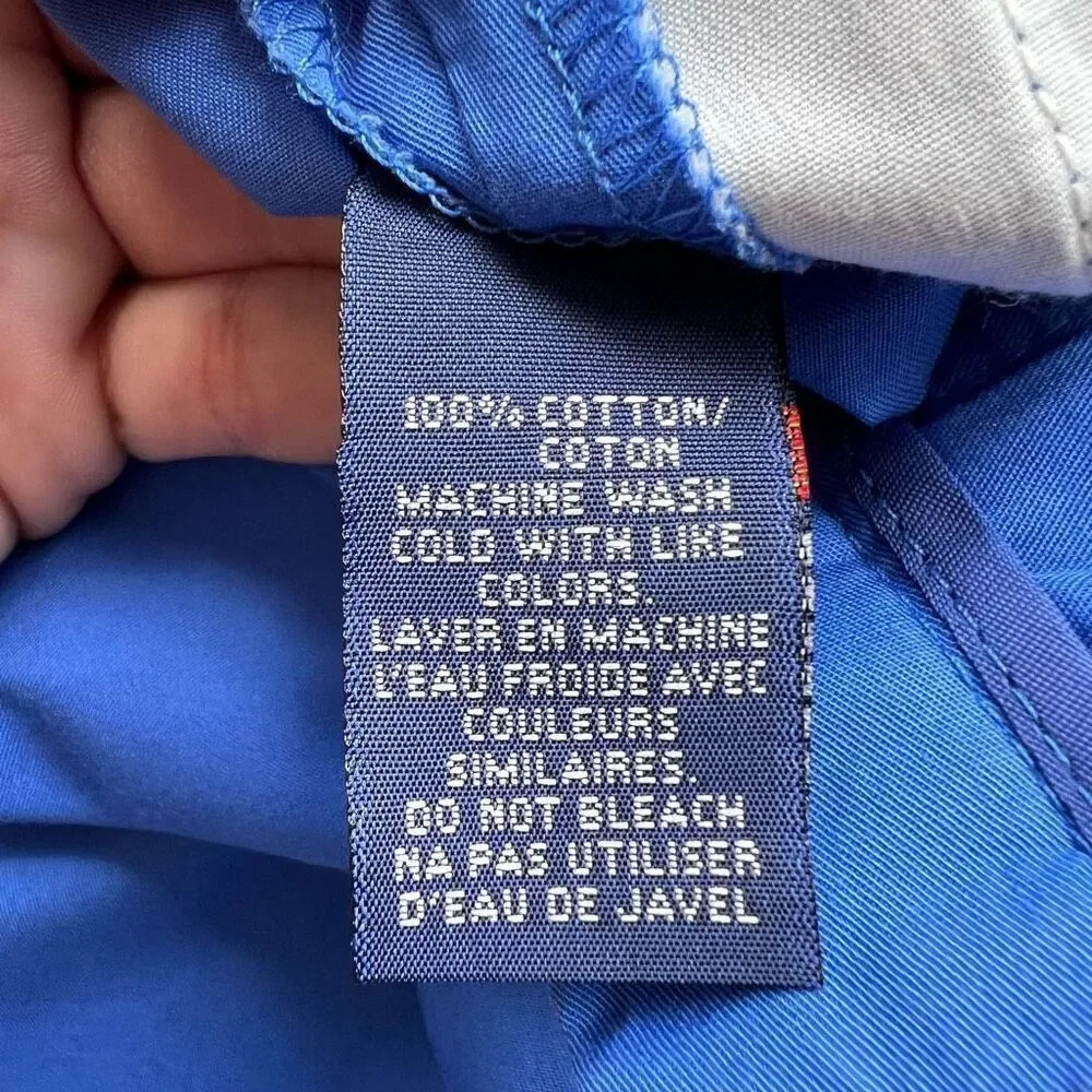 Ralph Lauren Womens Blue Flat Front‎ Straight Leg Casual Chino Pants Size 8 - Picture 4 of 7